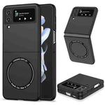 For Samsung Galaxy Z Flip4 Magsafe Magnetic Folding PC Phone Case(Black)