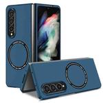 For Samsung Galaxy Z Fold4 Magsafe Magnetic Folding PC Phone Case(Blue)