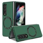For Samsung Galaxy Z Fold4 Magsafe Magnetic Folding PC Phone Case(Green)
