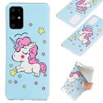 For Galaxy S20+ Luminous TPU Mobile Phone Protective Case(Star Unicorn)
