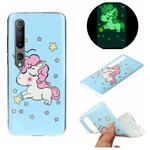 For Xiaomi Mi 10 Luminous TPU Mobile Phone Protective Case(Star Unicorn)