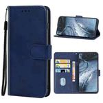 For Nokia 7.3 Leather Phone Case(Blue)
