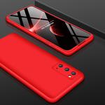 For Galaxy S20 GKK Three Stage Splicing Full Coverage PC Case(Red)