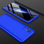 For Galaxy S20+ GKK Three Stage Splicing Full Coverage PC Case(Blue)