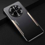 For Huawei Mate 50 Blade Series TPU + Titanium Alloy Phone Case(Black Gold)
