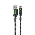 WEKOME WDC-169I Raython Series 6A USB to 8 Pin Fast Charge Data Cable Length: 1m(Black)