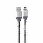 WEKOME WDC-169I Raython Series 6A USB to 8 Pin Fast Charge Data Cable Length: 1m(Silver)