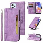 For Samsung Galaxy A23 4G BETOPNICE Dual-side Buckle Leather Phone Case(Purple)