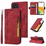 For Samsung Galaxy A33 5G BETOPNICE Dual-side Buckle Leather Phone Case(Red)
