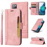 For Samsung Galaxy S20 FE BETOPNICE Dual-side Buckle Leather Phone Case(Pink)