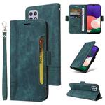 For Samsung Galaxy A22 5G BETOPNICE Dual-side Buckle Leather Phone Case(Green)