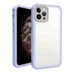 For iPhone 11 Pro Max Acrylic + TPU Shockproof Phone Case(Light Purple + Grey)