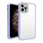 For iPhone 11 Pro Acrylic + TPU Shockproof Phone Case(Light Purple + Grey)