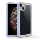 For iPhone 11 Acrylic + TPU Shockproof Phone Case(Light Purple + Grey)
