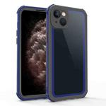 For iPhone 11 Acrylic + TPU Shockproof Phone Case(Sapphire Blue + Dark Grey)
