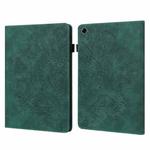 For Xiaomi Redmi Pad 10.61 2022 Peacock Embossed Pattern Leather Tablet Case(Green)