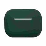 For AirPods Pro 2 Earphone Silicone Protective Case(Dark Green)