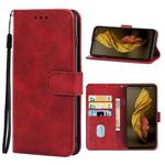 For Sharp Aquos Sense7 Leather Phone Case(Red)