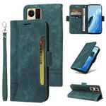For OPPO Reno7 / F21 Pro BETOPNICE Dual-side Buckle Leather Phone Case(Green)