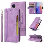 For OPPO Reno 7Z 5G BETOPNICE Dual-side Buckle Leather Phone Case(Purple)