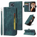 For Realme 9i / A96 4G / A76 4G / A36 4G BETOPNICE Dual-side Buckle Leather Phone Case(Green)