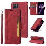 For Realme 9 Pro BETOPNICE Dual-side Buckle Leather Phone Case(Red)