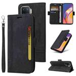 For OPPO A94 4G BETOPNICE Dual-side Buckle Leather Phone Case(Black)
