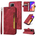 For OPPO A94 5G BETOPNICE Dual-side Buckle Leather Phone Case(Red)