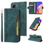 For OPPO A93 5G CN Version BETOPNICE Dual-side Buckle Leather Phone Case(Green)
