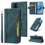 For OPPO A74 4G BETOPNICE Dual-side Buckle Leather Phone Case(Green)