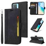 For vivo Y76 5G BETOPNICE Dual-side Buckle Leather Phone Case(Black)