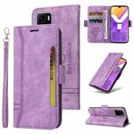 For vivo Y15a Global BETOPNICE Dual-side Buckle Leather Phone Case(Purple)