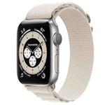 Nylon Loop Watch Band for Apple Watch Series 8&7 41mm / SE 2&6&SE&5&4 40mm / 3&2&1 38mm(Starlight)