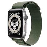 Nylon Loop Watch Band for Apple Watch Series 8&7 41mm / SE 2&6&SE&5&4 40mm / 3&2&1 38mm(Green)