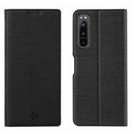 For Sony Xperia 5 IV ViLi DMX Series TPU + PU Shockproof Leather Phone Case(Black)