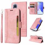 For Huawei nova 9 BETOPNICE Dual-side Buckle Leather Phone Case(Pink)
