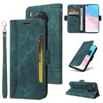 For Huawei nova 8i BETOPNICE Dual-side Buckle Leather Phone Case(Green)