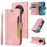 For Honor Magic4 BETOPNICE Dual-side Buckle Leather Phone Case(Pink)