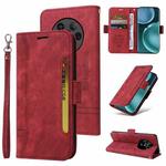 For Honor Magic4 BETOPNICE Dual-side Buckle Leather Phone Case(Red)