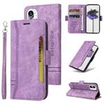 For Nothing Phone 1 BETOPNICE Dual-side Buckle Leather Phone Case(Purple)