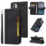 For Nokia G21 BETOPNICE Dual-side Buckle Leather Phone Case(Black)