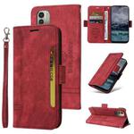 For Nokia G21 BETOPNICE Dual-side Buckle Leather Phone Case(Red)