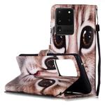 For Galaxy S20 Ultra Painted Pattern Horizontal Flip Leather Case with Holder & Card Slots & Wallet(Coffee Cat)