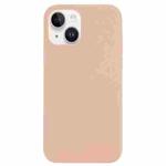 For iPhone 14 Solid Silicone Phone Case(Sand Pink)