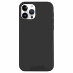 For iPhone 14 Pro Solid Silicone Phone Case(Ash)
