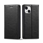 For iPhone 13 LC.IMEEKE RFID Anti-theft Leather Phone Case(Black)