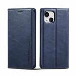 For iPhone 13 LC.IMEEKE RFID Anti-theft Leather Phone Case(Blue)