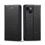 For iPhone 14 Plus LC.IMEEKE RFID Anti-theft Leather Phone Case(Black)