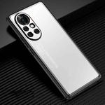 For Huawei nova 8 Frosted Metal Phone Case(Silver)