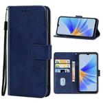 For OPPO A17 Leather Phone Case(Blue)